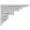 Ekena Millwork 9"W x 6 1/2"H x 1/2"D Austin Stair Bracket, Right SB09X06ER-R - alternate 1